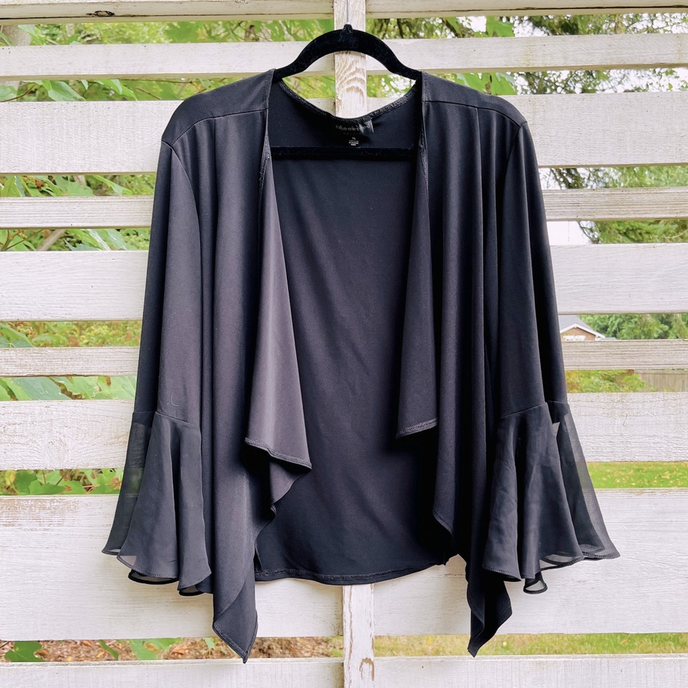 Dressy Flowy Cardigan Shrug XL